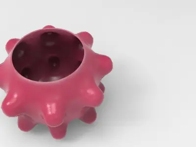 Jely Vase Low-poly 3D model