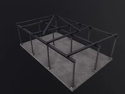 Construction Prop 3D Model Low-poly 3D model