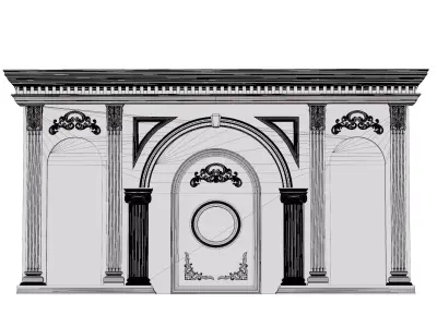 classic architectural decorative element 3D model