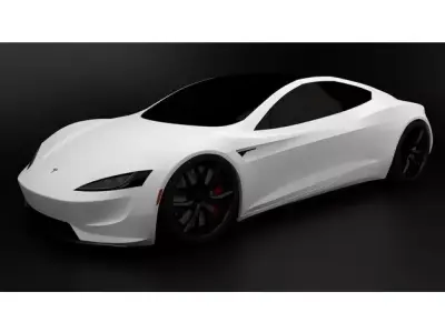 2020 Tesla Roadster 3D print model
