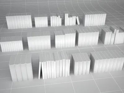 Book Collection 14 3D model