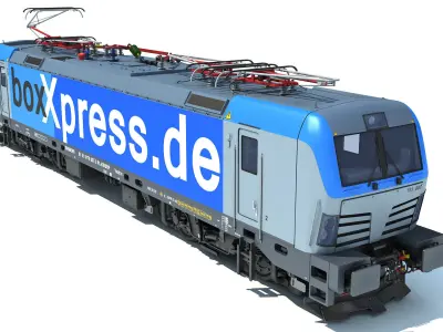 Siemens Vectron Locomotive boxXpress 3D model