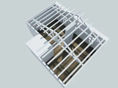 Scandinavian Loft interior 3D model