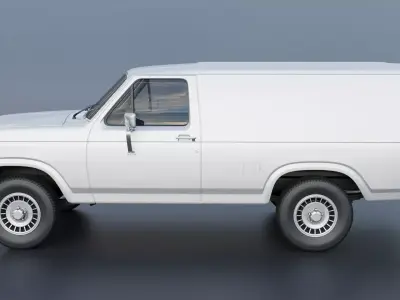 B-150 Panel Truck 1980  3D print model