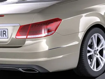 Mercedes-Benz E-class Cabriolet 2015 VRAY 3D model