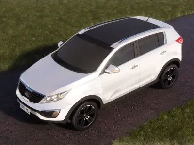 Kia SUV car 3D model