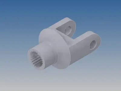 Transmission with Torque Convertor 3D print model