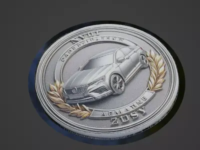 Car Medallion 3D print model