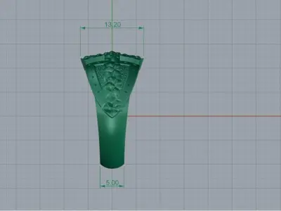Cross Ring for mens 3D print model