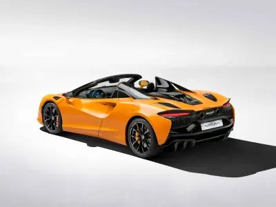 McLaren Artura Spider 2025 Realistic Game Ready Rigged Ready  Low-poly 3D model