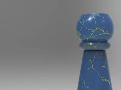 Polk Vase Low-poly 3D model