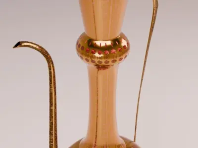 Antique Amphora Egypt 3D model