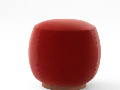 Jardan Joy armchair and Ottoman 3D model
