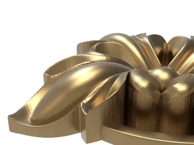 decorative pattern ready for 3D printing 3D model