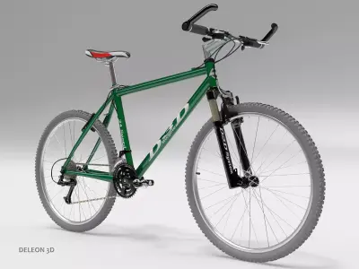Green Mountain Bike 3D model