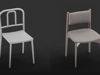 Chair Model Collection Vol 37 3D model