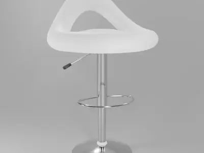 White chair Free 3D model