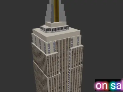 Empire states building 3D model