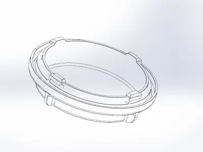 qashqai j10 headlight cover  14735300 13614557405 3D print model