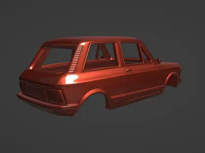 Autobianchi A112 2 versions 3D print model