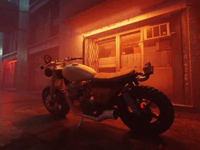 1 to 24 scale Motorcycle model for 3d printing 3D print model