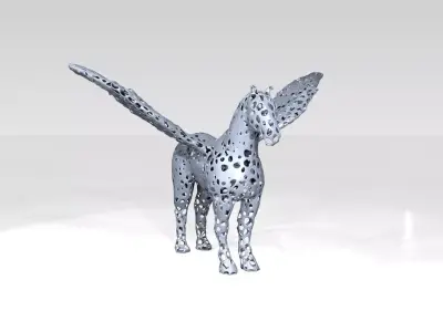 Pegasus Voronoi 3D model