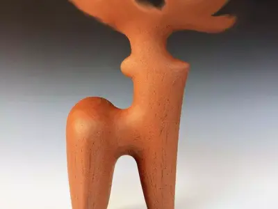a bronze sculpture Free 3D model