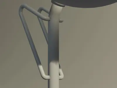 Satellite dish Low-poly 3D model buy