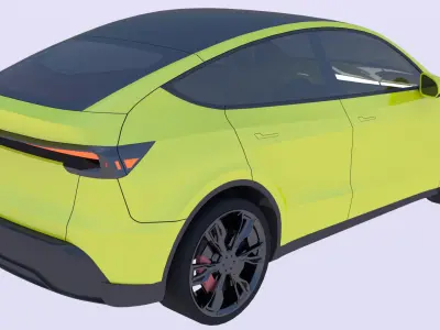 Tesla Juniper 2025 exterior stylized 3D model