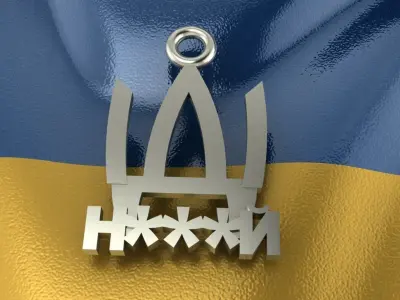 Ukrainian Trident 3D print model