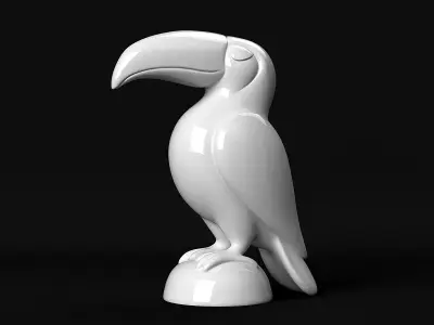 Toucan 3D print model