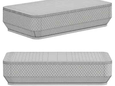 Botega Gold Center Table by Elve luxury 3D model