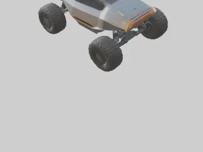 Futuristic Allterrain Vehicle model 3D model