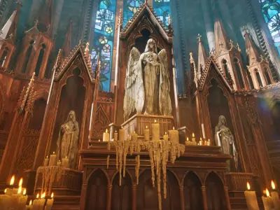 Haunted Church 3D model