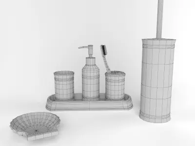 Bathroom Decorative Clayre Eef Le Bain Paris 3D model