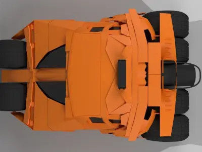 Futuristic Car 3D model purchase