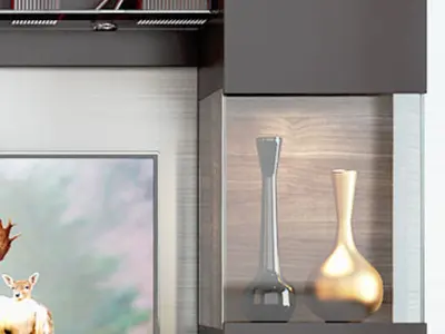 TV wall unit 2 3D model