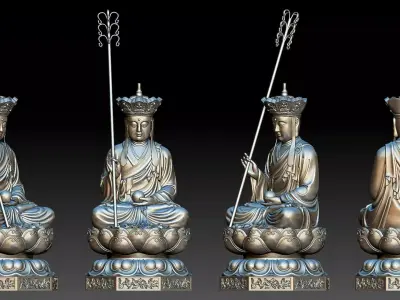 Ksitigarbha  3D print model