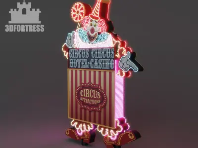 Circus hotel casino 3D print model