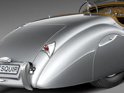 Jaguar XK120 Roadster 1948 1954 3D model