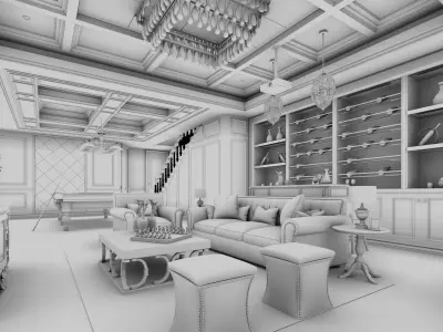 Living Room  3D model