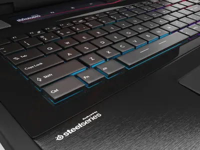 Laptop MSI GT series 3D model