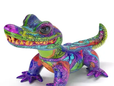 Alebrije Caiman  3D model