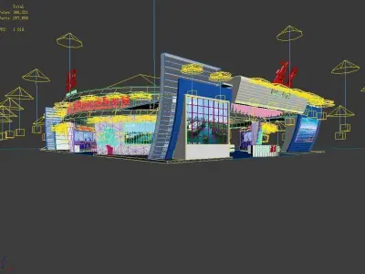 Exhibition - Area - 34X23-3DMAX2009-06 3D model