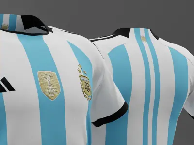 Argentina 2022 Home Jersey 3D model