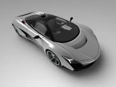 Concept Supercar Azion 2 3D model