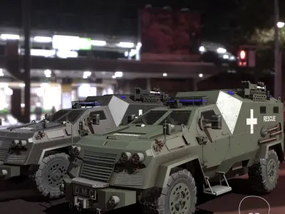 AMEV DIDGORI Low-poly 3D model