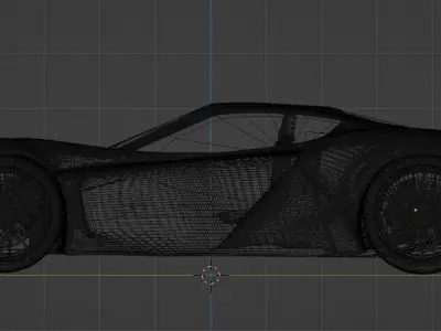 coupe car 3D model