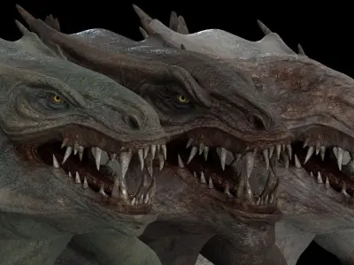 Mist Mage Arm2 Low-poly 3D model