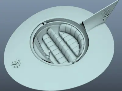 The Jetsons Family Saucer Free 3D print model